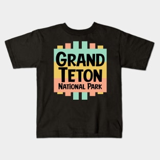 Grand Teton National Park Kids T-Shirt